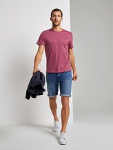 Gestreiftes T-Shirt - Männer - neon pink stripe Gestreiftes T-Shirt - Männer - neon pink stripe - 3 - TOM TAILOR