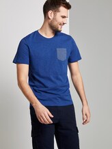 T-Shirt mit Tasche auf der Brust - Männer - Shiny Royal T-Shirt mit Tasche auf der Brust - Männer - Shiny Royal - 5 - TOM TAILOR