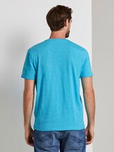 T-Shirt mit Tasche auf der Brust - Männer - clear blue atoll T-Shirt mit Tasche auf der Brust - Männer - clear blue atoll - 2 - TOM TAILOR