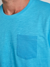T-Shirt mit Tasche auf der Brust - Männer - clear blue atoll T-Shirt mit Tasche auf der Brust - Männer - clear blue atoll - 9 - TOM TAILOR