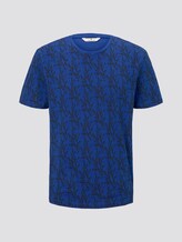 Gemustertes T-Shirt - Männer - blue water coral design Gemustertes T-Shirt - Männer - blue water coral design - 7 - TOM TAILOR