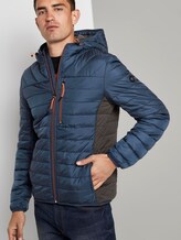 Leichte Steppjacke mit Kapuze - Männer - Dark Denim Blue Leichte Steppjacke mit Kapuze - Männer - Dark Denim Blue - 5 - TOM TAILOR