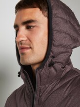 Leichte Steppjacke mit Kapuze - Männer - bordeaux dark melange Leichte Steppjacke mit Kapuze - Männer - bordeaux dark melange - 9 - TOM TAILOR