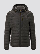 Lightweight quilted jacket with a hood - Men - Black Lightweight quilted jacket with a hood - Men - Black - 7 - TOM TAILOR