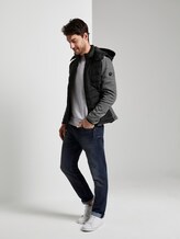 Hybrid-Steppjacke mit abnehmbarer Kapuze - Männer - Black Hybrid-Steppjacke mit abnehmbarer Kapuze - Männer - Black - 3 - TOM TAILOR