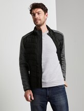 Hybrid-Steppjacke mit abnehmbarer Kapuze - Männer - Black Hybrid-Steppjacke mit abnehmbarer Kapuze - Männer - Black - 5 - TOM TAILOR