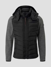 Hybrid-Steppjacke mit abnehmbarer Kapuze - Männer - Black Hybrid-Steppjacke mit abnehmbarer Kapuze - Männer - Black - 7 - TOM TAILOR