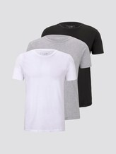 T-Shirts im Dreierpack - Männer - Light Stone Grey Melange T-Shirts im Dreierpack - Männer - Light Stone Grey Melange - 7 - TOM TAILOR Denim