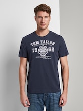 Basic T-shirt in a twin pack - Men - Real Navy Blue Basic T-shirt in a twin pack - Men - Real Navy Blue - 55 - TOM TAILOR