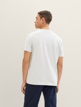 Basic T-Shirt im Dreierpack - Männer - Middle Grey Melange Basic T-Shirt im Dreierpack - Männer - Middle Grey Melange - 2 - TOM TAILOR