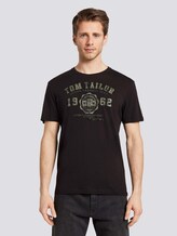 Basic T-Shirt im Dreierpack - Männer - Black Basic T-Shirt im Dreierpack - Männer - Black - 56 - TOM TAILOR