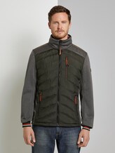 Hybridjacke mit abnehmbarer Kapuze - Männer - Shadow Olive Hybridjacke mit abnehmbarer Kapuze - Männer - Shadow Olive - 1 - TOM TAILOR