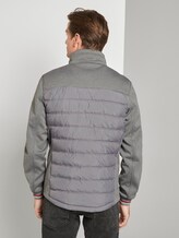 Hybridjacke mit abnehmbarer Kapuze - Männer - Medium Silver Grey Hybridjacke mit abnehmbarer Kapuze - Männer - Medium Silver Grey - 2 - TOM TAILOR