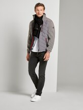 Hybridjacke mit abnehmbarer Kapuze - Männer - Medium Silver Grey Hybridjacke mit abnehmbarer Kapuze - Männer - Medium Silver Grey - 3 - TOM TAILOR