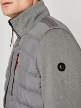 Hybridjacke mit abnehmbarer Kapuze - Männer - Medium Silver Grey Hybridjacke mit abnehmbarer Kapuze - Männer - Medium Silver Grey - 9 - TOM TAILOR