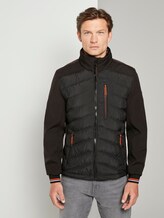 Hybridjacke mit abnehmbarer Kapuze - Männer - Black Hybridjacke mit abnehmbarer Kapuze - Männer - Black - 1 - TOM TAILOR