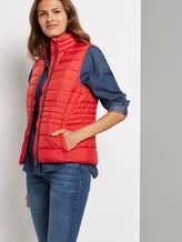 Lightweight quilted vest with a stand-up collar - Women - Strong Red Lightweight quilted vest with a stand-up collar - Women - Strong Red - 5 - TOM TAILOR