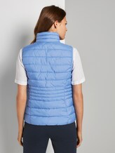 Lichtgewicht gewatteerd vest met opstaande kraag - Vrouwen - sea blue Lichtgewicht gewatteerd vest met opstaande kraag - Vrouwen - sea blue - 2 - TOM TAILOR