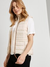Lichtgewicht gewatteerd vest met opstaande kraag - Vrouwen - soft powder beige Lichtgewicht gewatteerd vest met opstaande kraag - Vrouwen - soft powder beige - 5 - TOM TAILOR