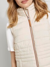 Lichtgewicht gewatteerd vest met opstaande kraag - Vrouwen - soft powder beige Lichtgewicht gewatteerd vest met opstaande kraag - Vrouwen - soft powder beige - 9 - TOM TAILOR