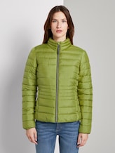 Lightweight quilted jacket with a stand-up collar - Women - wood green Lightweight quilted jacket with a stand-up collar - Women - wood green - 1 - TOM TAILOR