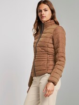 Lightweight quilted jacket with a stand-up collar - Women - light chestnut Lightweight quilted jacket with a stand-up collar - Women - light chestnut - 5 - TOM TAILOR
