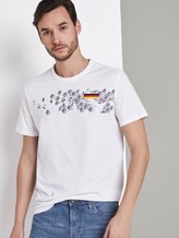 T-Shirt mit Fußball-EM-Print - Männer - White T-Shirt mit Fußball-EM-Print - Männer - White - 5 - TOM TAILOR