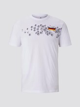 T-Shirt mit Fußball-EM-Print - Männer - White T-Shirt mit Fußball-EM-Print - Männer - White - 7 - TOM TAILOR