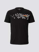 T-Shirt mit Fußball-EM-Print - Männer - Black T-Shirt mit Fußball-EM-Print - Männer - Black - 7 - TOM TAILOR