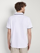 Sportliches Poloshirt mit Fußball-EM-Print - Männer - White Sportliches Poloshirt mit Fußball-EM-Print - Männer - White - 2 - TOM TAILOR