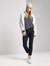 langarm Tshirt - Frauen - navy and white structure langarm Tshirt - Frauen - navy and white structure - 3 - TOM TAILOR