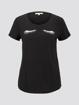 T-shirt with print - Women - Deep Black T-shirt with print - Women - Deep Black - 7 - TOM TAILOR Denim
