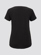 T-shirt with print - Women - Deep Black T-shirt with print - Women - Deep Black - 8 - TOM TAILOR Denim