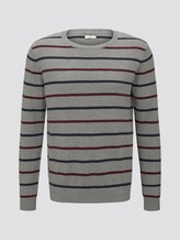 gestreepte trui - Mannen - grey mulitcolor stripe gestreepte trui - Mannen - grey mulitcolor stripe - 7 - TOM TAILOR