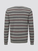 gestreepte trui - Mannen - grey mulitcolor stripe gestreepte trui - Mannen - grey mulitcolor stripe - 8 - TOM TAILOR