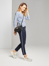gestreiftes Langarmshirt - Frauen - offwhite mid blue stripe gestreiftes Langarmshirt - Frauen - offwhite mid blue stripe - 3 - TOM TAILOR