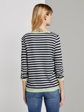 Striped sweater - Women - offwhite navy stripe Striped sweater - Women - offwhite navy stripe - 2 - TOM TAILOR Denim