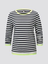 Striped sweater - Women - offwhite navy stripe Striped sweater - Women - offwhite navy stripe - 7 - TOM TAILOR Denim