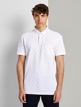 Gemustertes T-Shirt - Männer - white small wave print Gemustertes T-Shirt - Männer - white small wave print - 1 - TOM TAILOR Denim