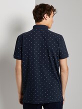 Patterned T-shirt - Men - navy small wave print Patterned T-shirt - Men - navy small wave print - 2 - TOM TAILOR Denim