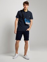 Patterned T-shirt - Men - navy small wave print Patterned T-shirt - Men - navy small wave print - 3 - TOM TAILOR Denim