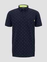 Patterned T-shirt - Men - navy small wave print Patterned T-shirt - Men - navy small wave print - 7 - TOM TAILOR Denim