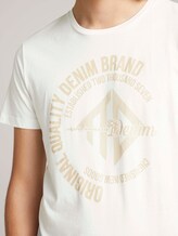 T-Shirt mit Print - Männer - off white T-Shirt mit Print - Männer - off white - 9 - TOM TAILOR Denim