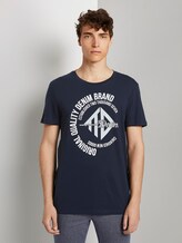 T-Shirt mit Print - Männer - Sky Captain Blue T-Shirt mit Print - Männer - Sky Captain Blue - 1 - TOM TAILOR Denim