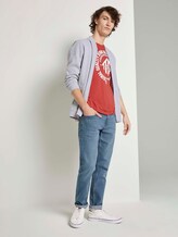 T-Shirt mit Print - Männer - Normal Red T-Shirt mit Print - Männer - Normal Red - 3 - TOM TAILOR Denim