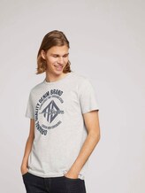 T-Shirt mit Print - Männer - Mediterranean Grey Melange T-Shirt mit Print - Männer - Mediterranean Grey Melange - 5 - TOM TAILOR Denim