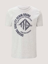 T-Shirt mit Print - Männer - Mediterranean Grey Melange T-Shirt mit Print - Männer - Mediterranean Grey Melange - 7 - TOM TAILOR Denim