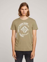 T-shirt met print - Mannen - Silver Olive T-shirt met print - Mannen - Silver Olive - 1 - TOM TAILOR Denim