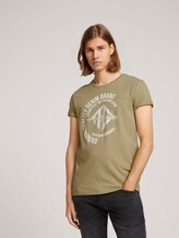 T-shirt met print - Mannen - Silver Olive T-shirt met print - Mannen - Silver Olive - 5 - TOM TAILOR Denim