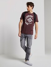 T-Shirt mit Print - Männer - Decadent Bordeaux T-Shirt mit Print - Männer - Decadent Bordeaux - 3 - TOM TAILOR Denim